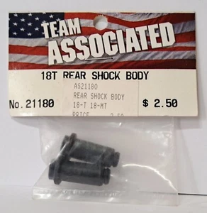 Original Factory Parts Team Associated RC #21180 18T Rear Shock Body (2) NOS - Picture 1 of 1