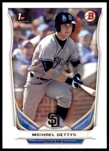 2014 Bowman Draft #DP49 Michael Gettys PADRES