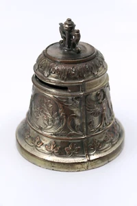1900’s metal money box / coin bank / Bell shape - Picture 1 of 6