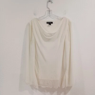 Blusa Dawn Joy Elegante Marfil, Talla L Foto 1 de 4