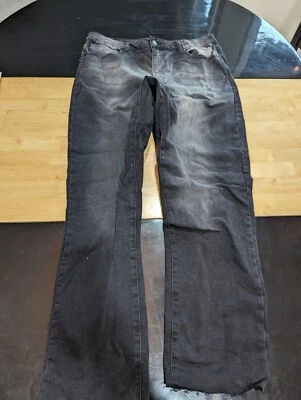 Jeans preto Forever 21 tamanho 33 - Imagem 1 de 4