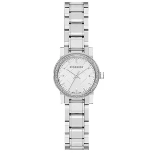 Burberry watch BU9220 Ladies Silver THE CITY Crystals 26mm - Picture 1 of 6