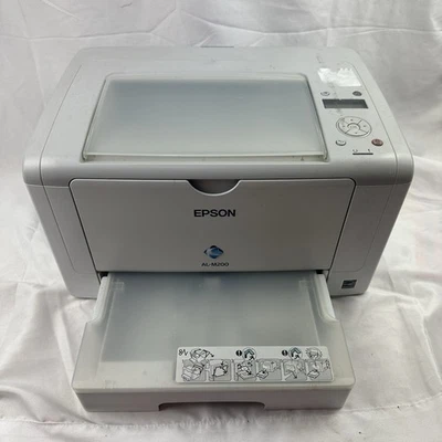 Epson WorkForce AL-M200dn Mono Laser Printer A4 USB ModelL721A No Leads UNTESTED - Image 1 of 4