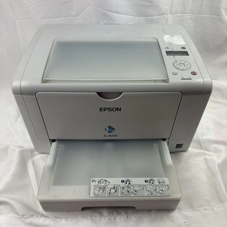 Epson WorkForce AL-M200dn Mono Laser Printer A4 USB ModelL721A No Leads UNTESTED - Image 1 of 4