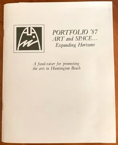 Portfolio '87 Art Auction Catalog: Art and Space Fundraiser Huntington Beach, CA - Picture 1 of 6