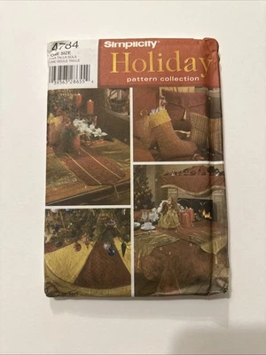 Vintage Simplicity 4784 Holiday Uncut Sewing Pattern: Christmas Accessories - Image 1 of 3