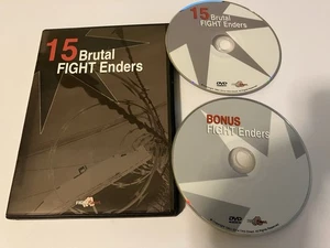 15 BRUTAL FIGHT ENDERS DVD 2014 HAND TO HAND SELF DEFENSE SECRET TRICK NAVY - Picture 1 of 7