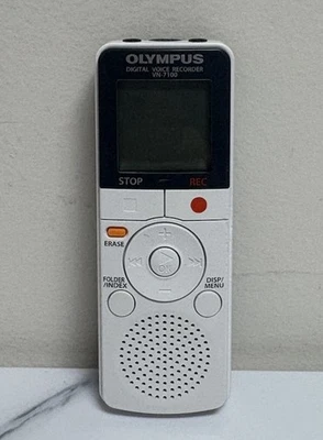 Olympus VN-7100 Digital Voice Recorder Tested Works Great Compact Handheld - Image 1 of 4