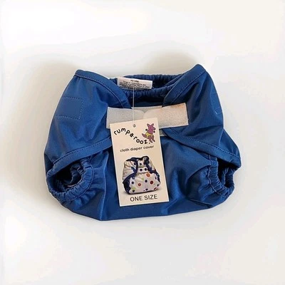 Cubierta de pañal de tela náutica de tamaño único con gancho y lazo - Rumparooz de Kanga Care Foto 1 de 2