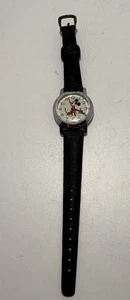 Vintage Disney Mickey Mouse Bradley Watch Stainless Steel Needs Battery - Picture 1 of 4