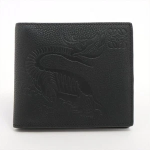 Loewe Anagram Leather Bifold Wallet Black - Picture 1 of 7