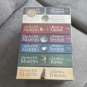 A Game of Thrones Series Complete Set Books 1-7 by George R.R. Martin - Picture 1 of 5