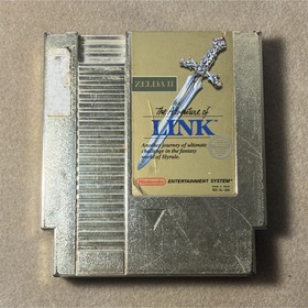 Nintendo Zelda II The Adventure of Link NES Gold Variant Battery Save NTSC-U/C