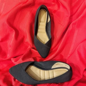 KELLY & KATIE … Jayde … Black … Ballerina Flat Shoes … Size 8.5 - Picture 1 of 12