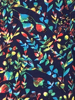 Lularoe NUEVO SIN ETIQUETAS - Leggings Tween - Estampado Floral Geométrico - Colorido, Vidrieras Foto 1 de 3