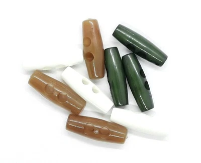 Duffle coat toggle buttons 2 hole imitation horn PIN traditional costume... - Image 1 of 3