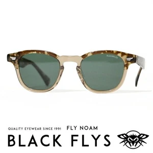 Blackfly FLY NOAM Sunglasses Tortoiseshell Pattern Boston Type GreenLensMenWomen - Bild 1 von 3