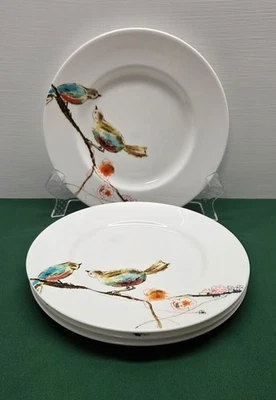 4 Lenox CHIRP Simply Fine  Luncheon Salad Dessert Plates - 9 3/8" - EUC - Image 1 of 4