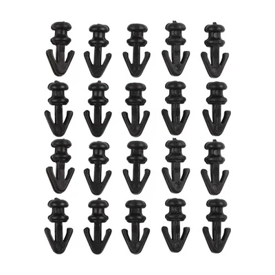 Door Buckle Clips Rivet Door For Ford Parts Placement Seal Strip Black - Image 1 of 4