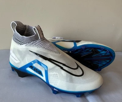 Nike Alpha Menace Elite 3 P Football Cleats (White/Black/Royal) - New! | sz 12 - Image 1 of 4