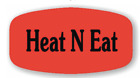 1000 each per roll Heat n Eat MERCHANDISE LABELS STICKERS decals new