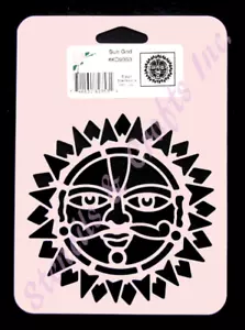 SUN STENCIL GOD FACE CELESTIAL CRAFT PAINT ART TEMPLATE NEW BY STENSOURCE - Picture 1 of 1