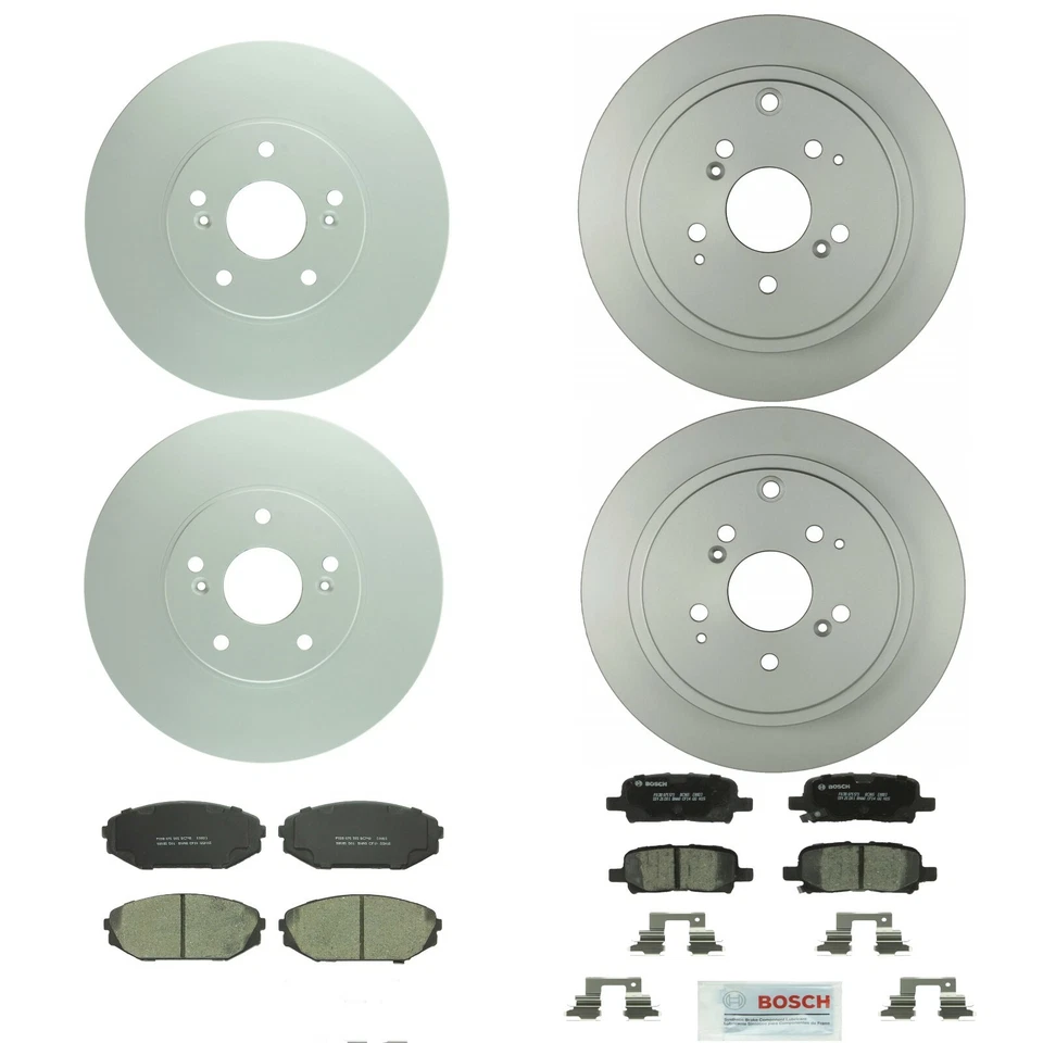 Bosch Delantero 300mm Trasero 313mm Disco Rotores Cerámica Pastillas Freno Kit Para Acura MDX AT Foto 1 de 1