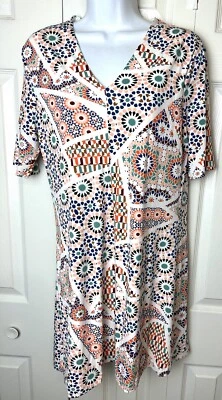 Nwt Anthro CYNTHIA STEFFE Mini Dress Geometric Ivory Jersey Knit Sz S New $178 - Image 1 of 4