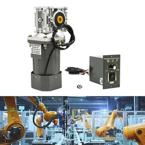 AC110V 120W Engranaje helicoidal eléctrico Motor Controlador de velocidad Caja de cambios industrial RV30 - Imagen 1 de 19