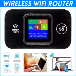 Portable Unlocked LTE 4G Wireless WiFi Router Mobile Broadband WIFI Hotspot - Picture 1 of 10