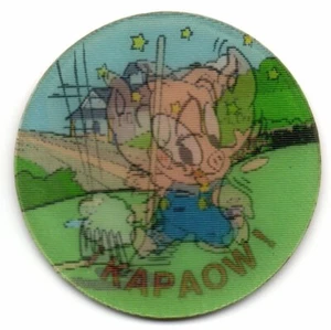 ¡KAPAOW! #145 MAGICTAZO TINY TOON 1994 MAGIC TAZO MATUTANO LEVE ALABEADO - Picture 1 of 2
