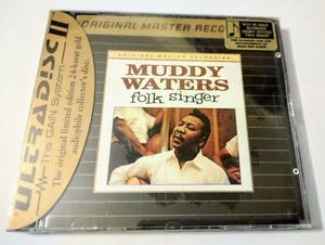 MUDDY WATERS FOLK SINGER Ultradisc II/MFSL 24 KARAT GOLD CD - New Sealed! - Picture 1 of 4