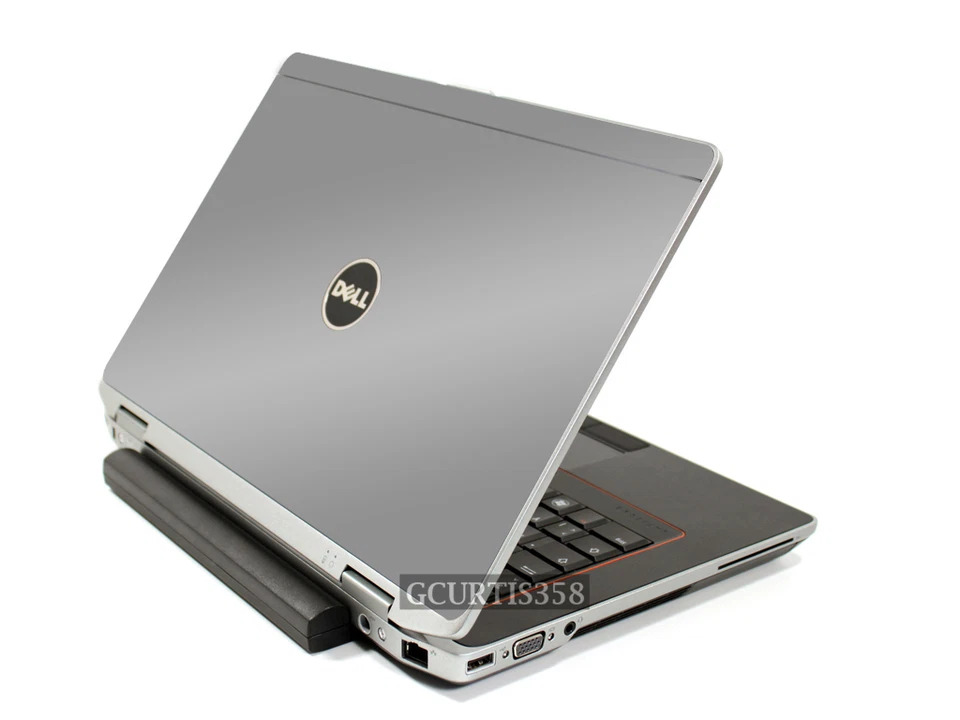 Adesivo para tampa de vinil cinza prata compatível com notebook Dell Latitude E6520 E6530 - Imagem 1 de 1