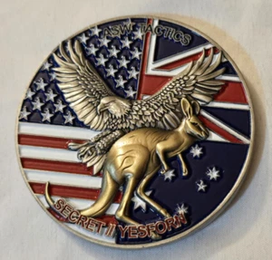 RARA Moneda Desafío Inteligencia Australia YESFORN Secreta Tácticas ASW Marina de los Estados Unidos - Imagen 1 de 4