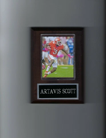 ARTAVIS SCOTT PLAQUE CLEMSON TIGERS NCAA FOOTBALL Cover