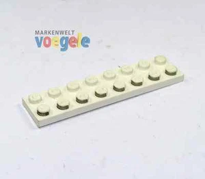  LEGO® Leiterplatte 2 x 8 Weiß Baustein Platte  Eisenbahn Zug - Bild 1 von 2