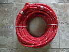 New Listing7/16"x140 ft. Polyester Spec. Halyard,Spliced in 1 inch Flemish Eye Ruby Red/wh