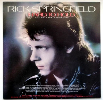 Rick Springfield - Peter Gabriel - Hard to Hold - Japan Vinyl - Ins - RPL-8233 - Image 1 of 4