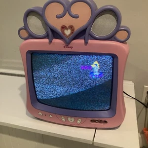 Disney Princess DT1350-P |Pink 13" TV with DVD2050-P DVD Player| No Remote - Picture 1 of 10
