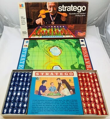 1977 Stratego Board Game by Milton Bradley Complete in Good Condition FREE SHIP - Image 1 of 4