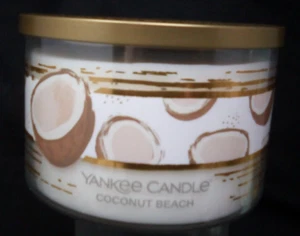 Yankee Candle Coconut Beach Signature 3-Wick Tumbler Candle, 18 oz - Picture 1 of 3