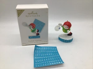 2011 Hallmark Keepsake“Football Superstar”Add A Name W/Stickers Ornament QXG4359 - Picture 1 of 12