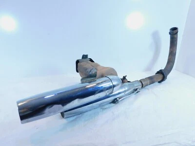 Yamaha Virago 1000 1100 XV1000 XV1100 1984-99 tubo silenciador lata y cabezal Foto 1 de 4