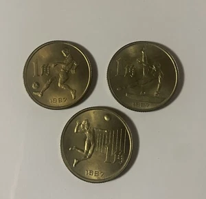 china coin 1987 ,1 jiao 1987 , 3 coins,rare,,, - Picture 1 of 5