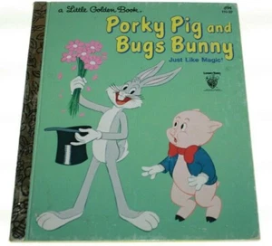 1982 Porky Pig and Bugs Bunny: Just Like Magic WB Looney Tunes Children's Book  - Bild 1 von 4
