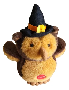 Ganz Halloween Spooky Owls Plush With Sound Toy 5 In Brown Soft Stuffed Animals - Picture 1 of 6