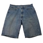 Vtg Ralph Lauren Banner Shorts Men's Denim Blue Jean Shorts Jorts 100% Cotton 34