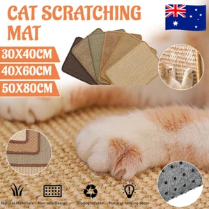 Natural Sisal Cat Scratching Mat Pet Scratcher Board Sofa Couch Protector Pad - Picture 1 of 15