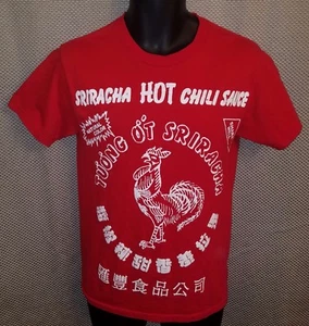 Camiseta Roja Sriracha Hot Chili Sauce Licencia Oficial - Adulto Pequeña - Imagen 1 de 5