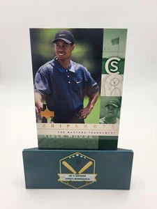 Tiger Woods 2002 Upper Deck Golf Chip Shots Insert Card - Picture 1 of 3